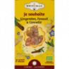 Infusion Je souhaite : gingembre fenouil et cannelle 16 sachets