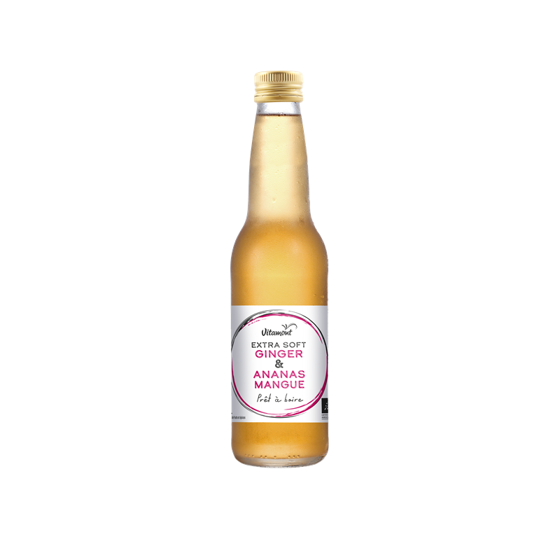 Boisson ananas mangue ginger 33cl