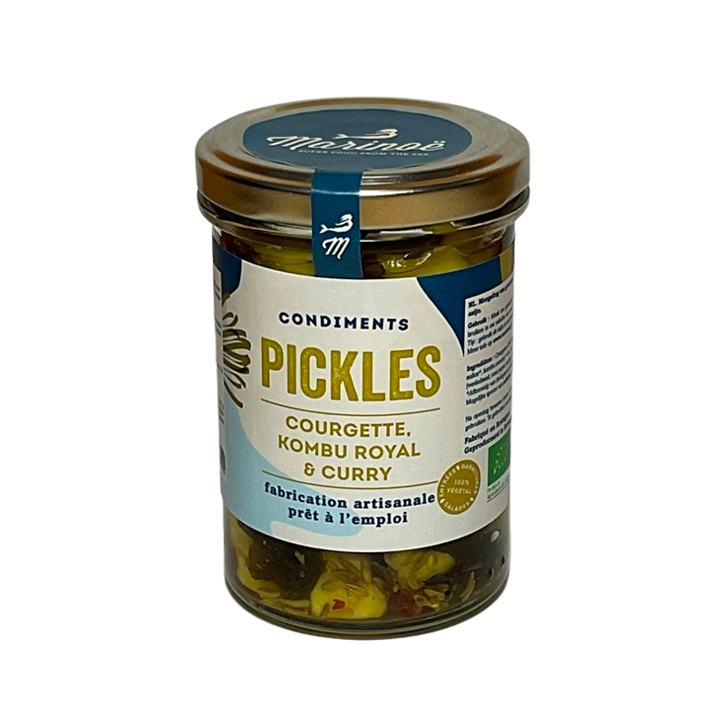 Pickles courgette, kombu royal et curry 140g PNE