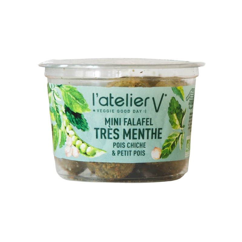 Mini falafel très menthe pois chiche et petit pois 144g