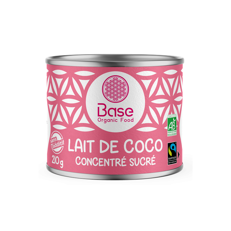 Lait de coco concentré sucré 210g