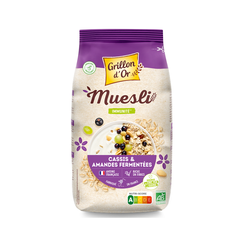 Muesli cassis amande fermenté immunité 500g