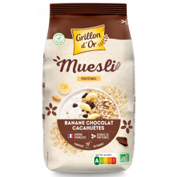 Muesli banane chocolat...