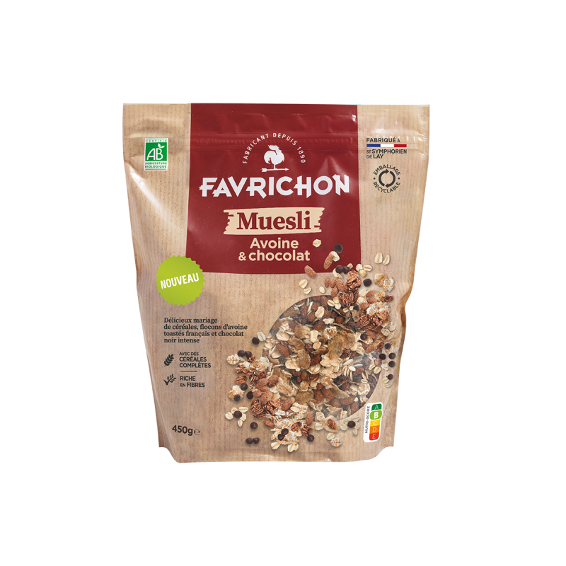 Muesli avoine chocolat 450g