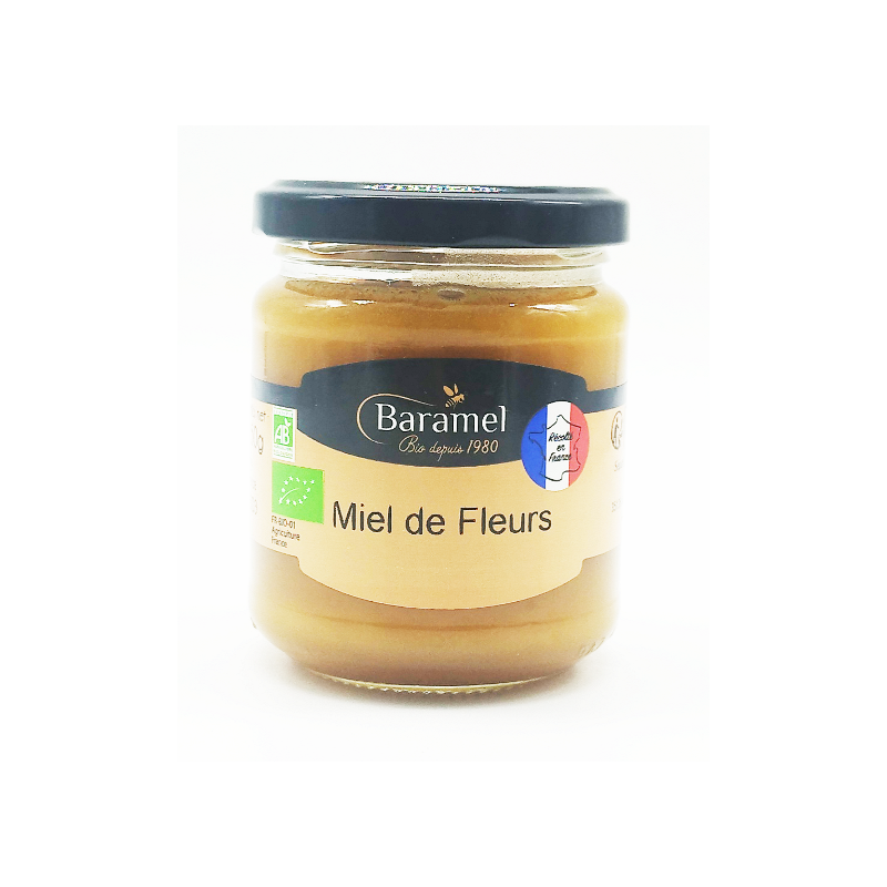 Miel de fleurs crémeux de France 250g