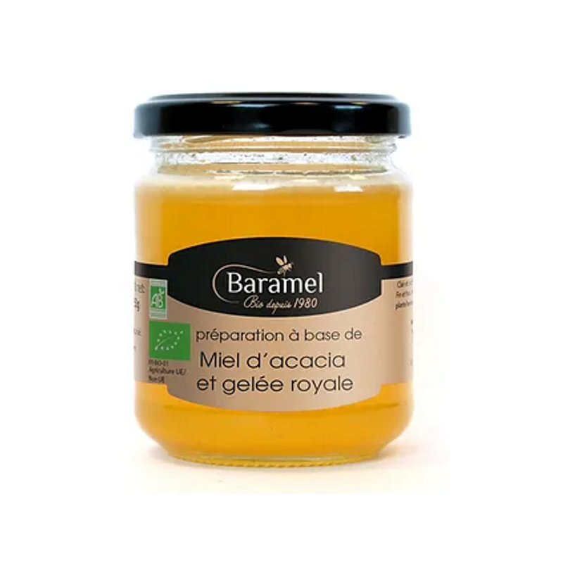 Miel d'acacia et gelée royale 250g