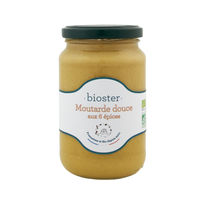 Moutarde douce aux 6 épices 350g