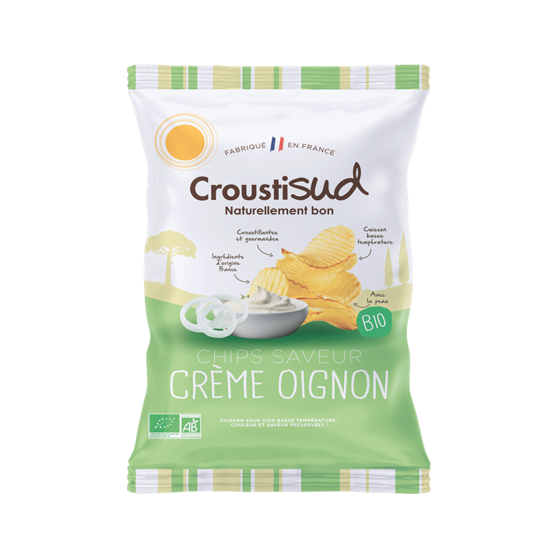 Chips pommes de terre crème oignon 100g