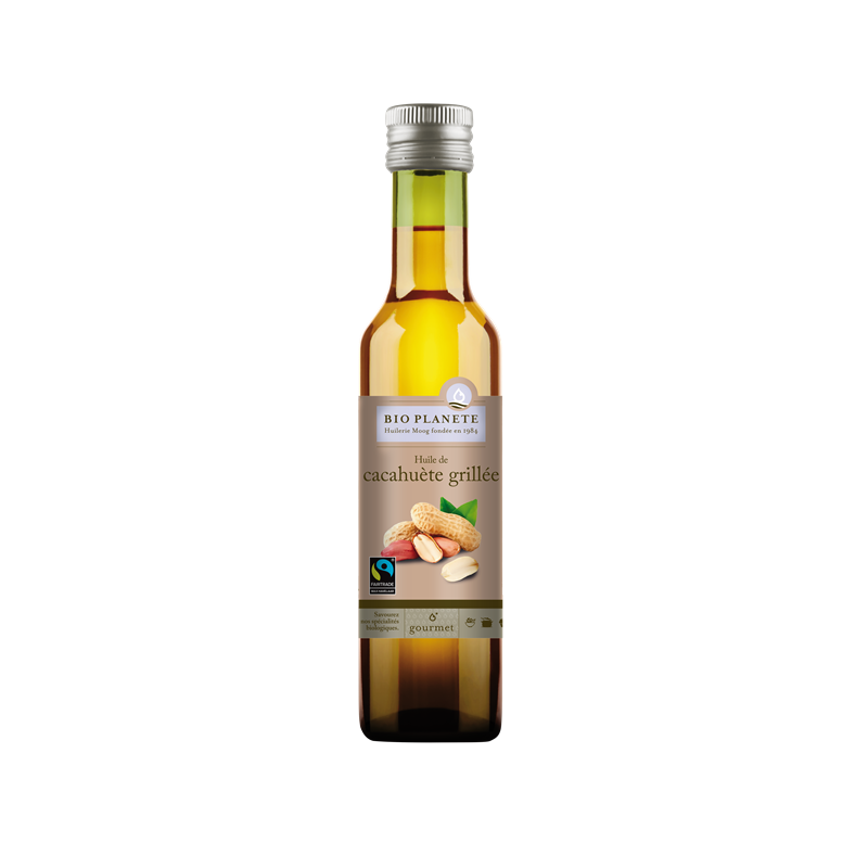 Huile de cacahuète grillée Max havelaar 25cl