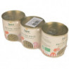 Petits pois, lot de 3x140g (PNE), 420g (PNE)