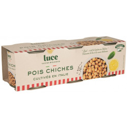 Pois chiche, lot de 3x140g...