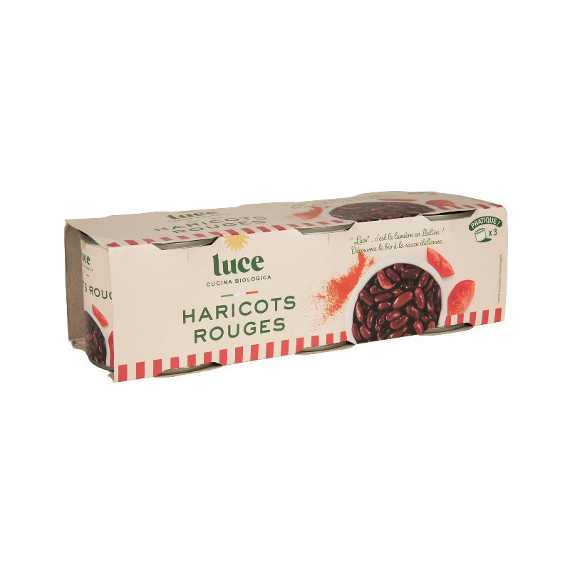 Haricot rouge, lot de 3x140g PNE, 420g PNE