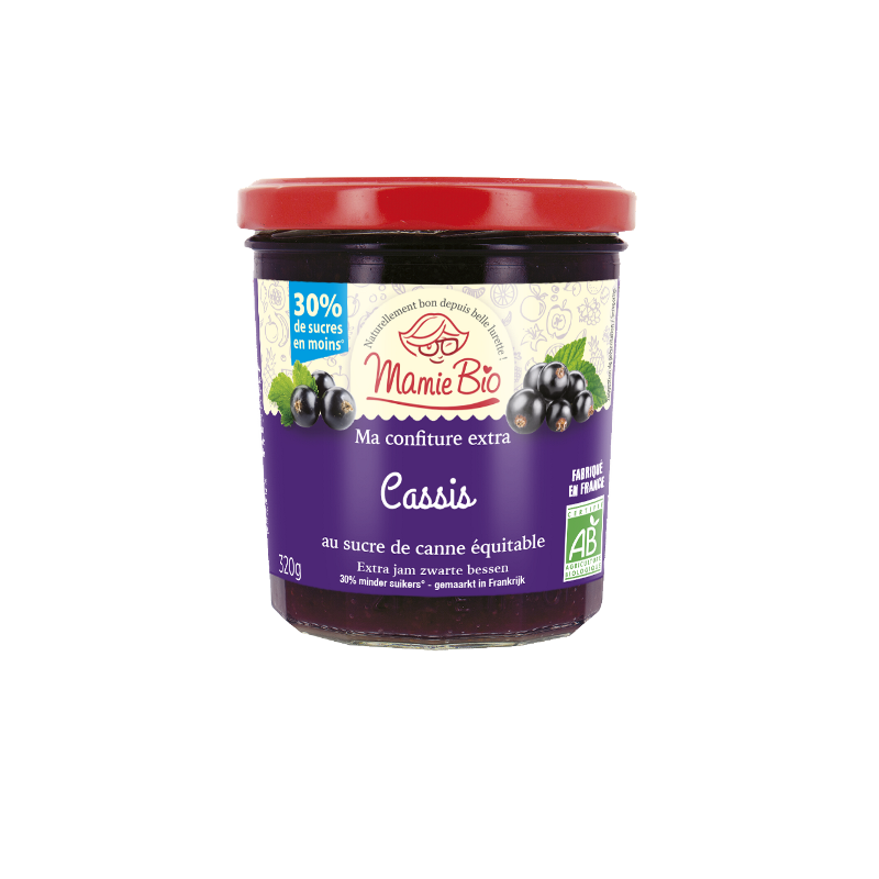 Confiture extra cassis 320g