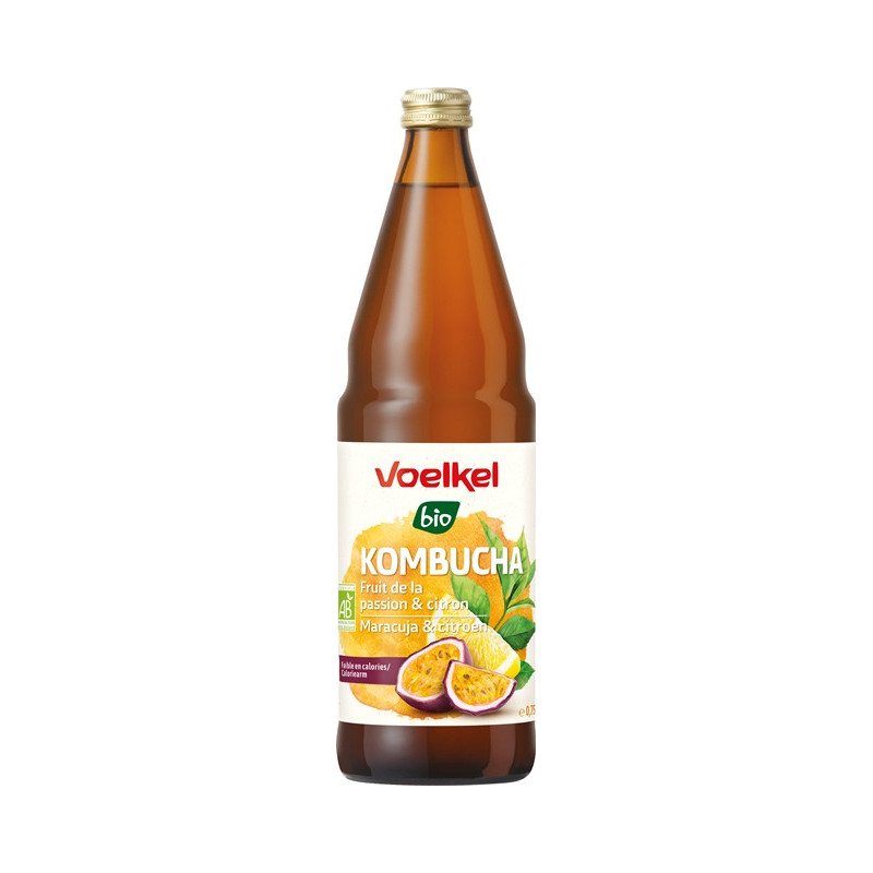 Kombucha fruit de la passion et citron 75cl