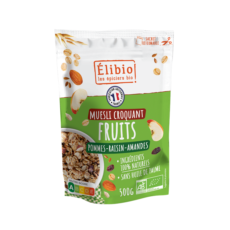 Muesli croquant fruits 500g