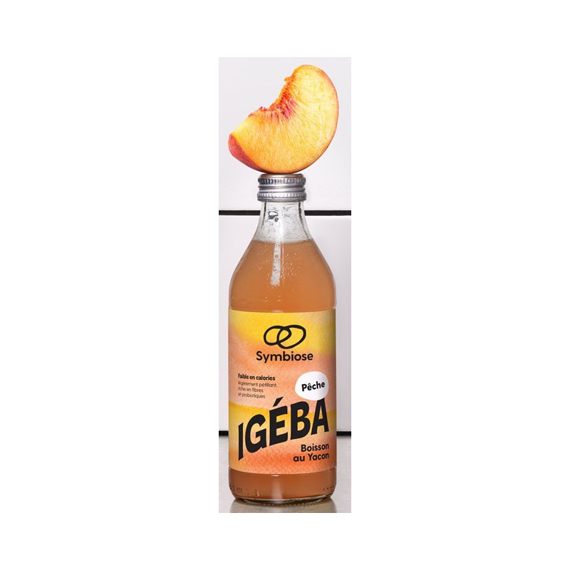 Igéba pêche, boisson au yacon 33cl