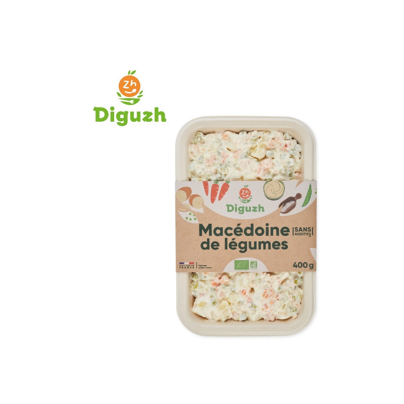 Macédoine de légumes 400g - DLC mini garantie 5 jours