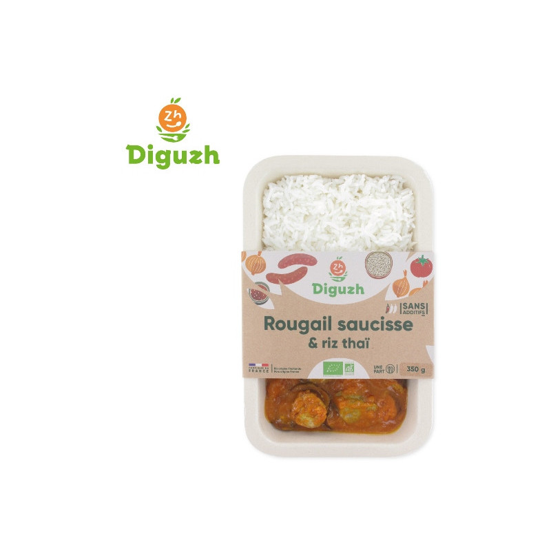 Rougail saucisse riz thaï 350g - DLC mini garantie 5 jours