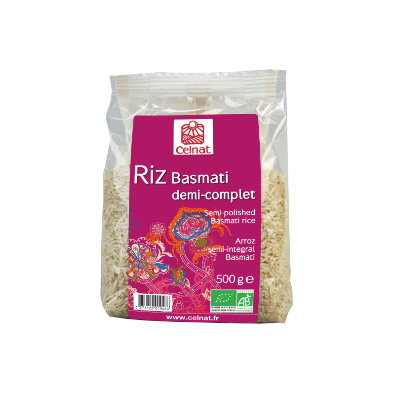 Riz basmati demi-complet 500g