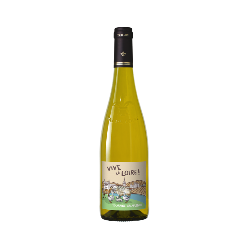 Vin blanc AOP  Touraine Sauvignon Vive la Loire" 75cl"