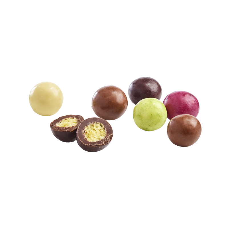 Billes de maïs enrobées de chocolat 5 couleurs 2kg