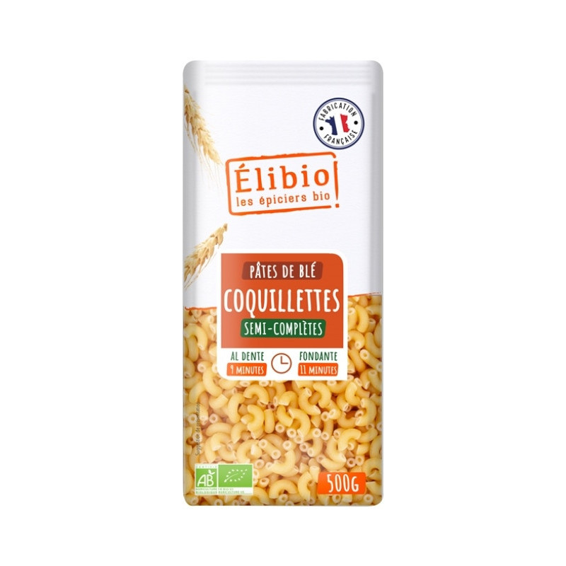 Pâte coquillette 1/2 complète 500g