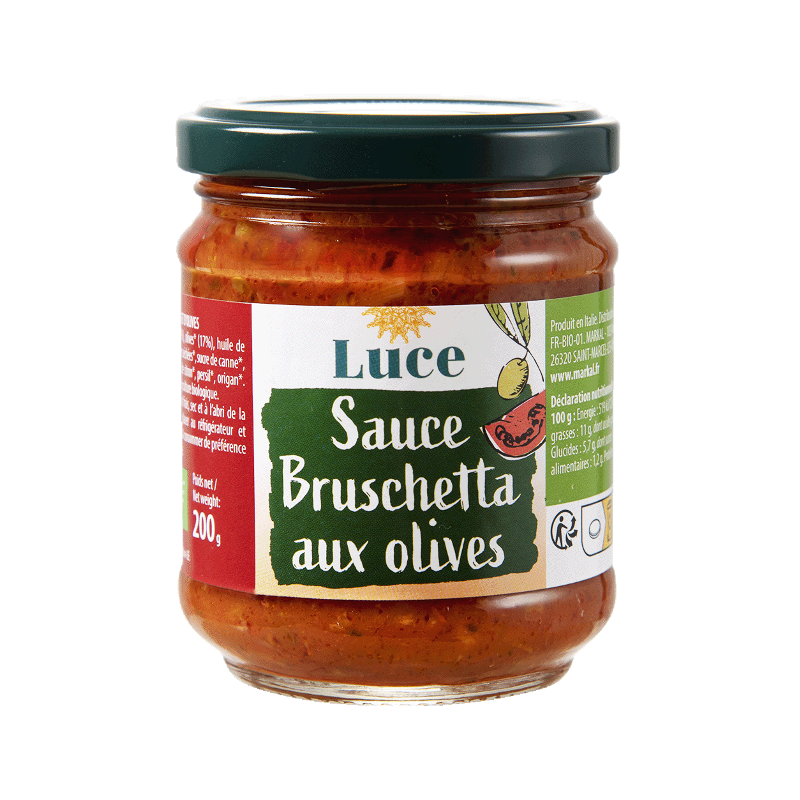 Sauce bruschetta olives 200g