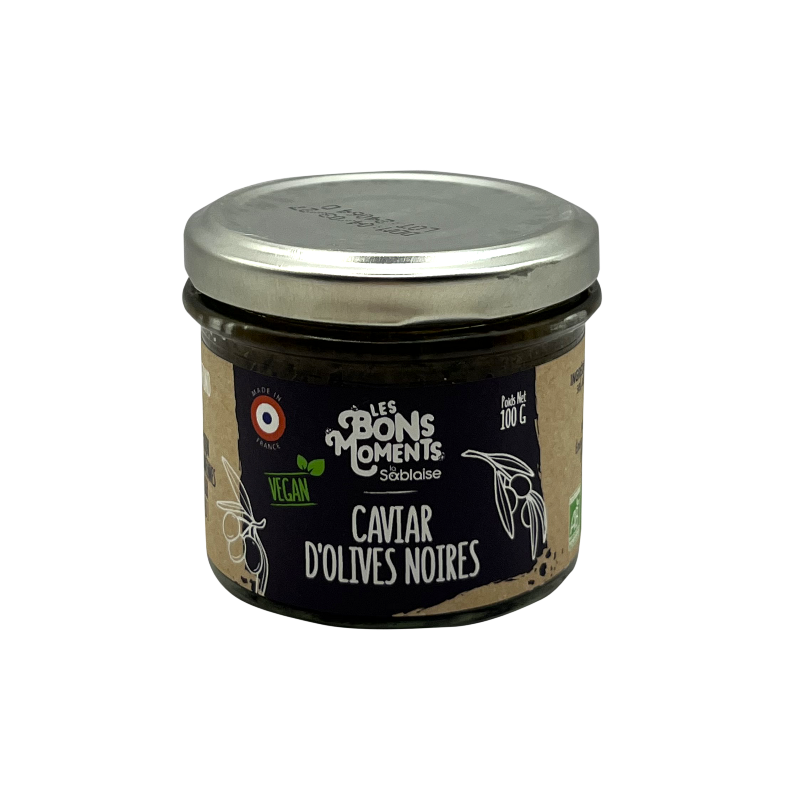 Caviar d'olives noires 100g