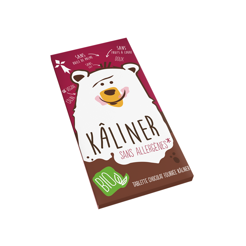 Chocolat tablette fourrée Kâliner classique 100g