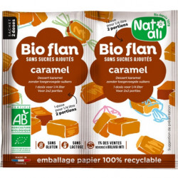 Bioflan caramel sans sucres...