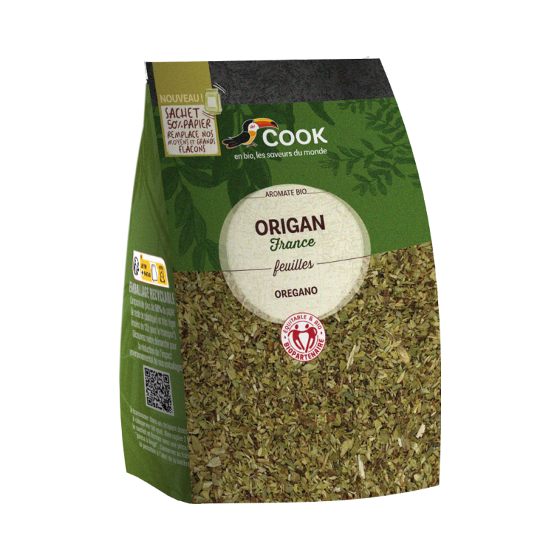 Origan feuilles sachet économique 40g