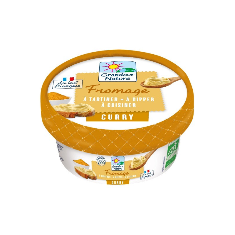 Fromage à tartiner curry 150g