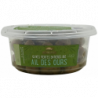 Olives vertes entières à l'ail des ours en pot, 160g