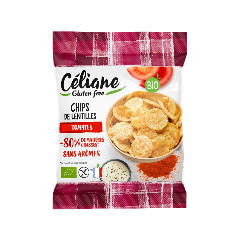 Chips de lentilles tomate 50g