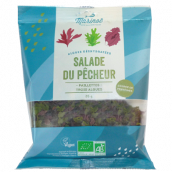 Salade du pêcheur 35g (dulse, laitue de mer, nori) cueillette sauvage