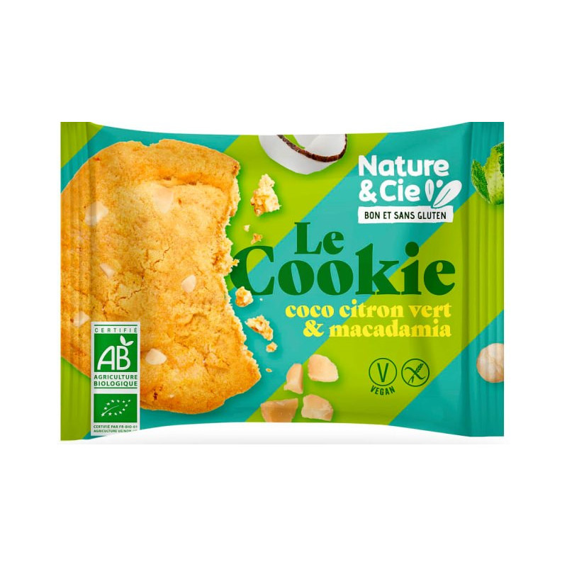 Cookie coco citron vert macadamia 45g