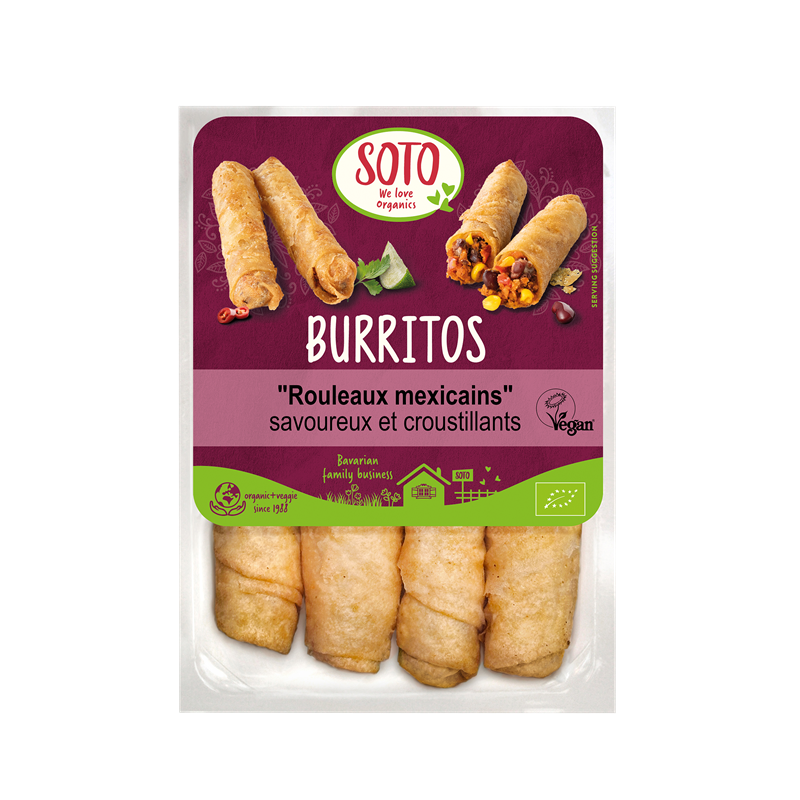 Burritos, rouleaux mexicains 190g