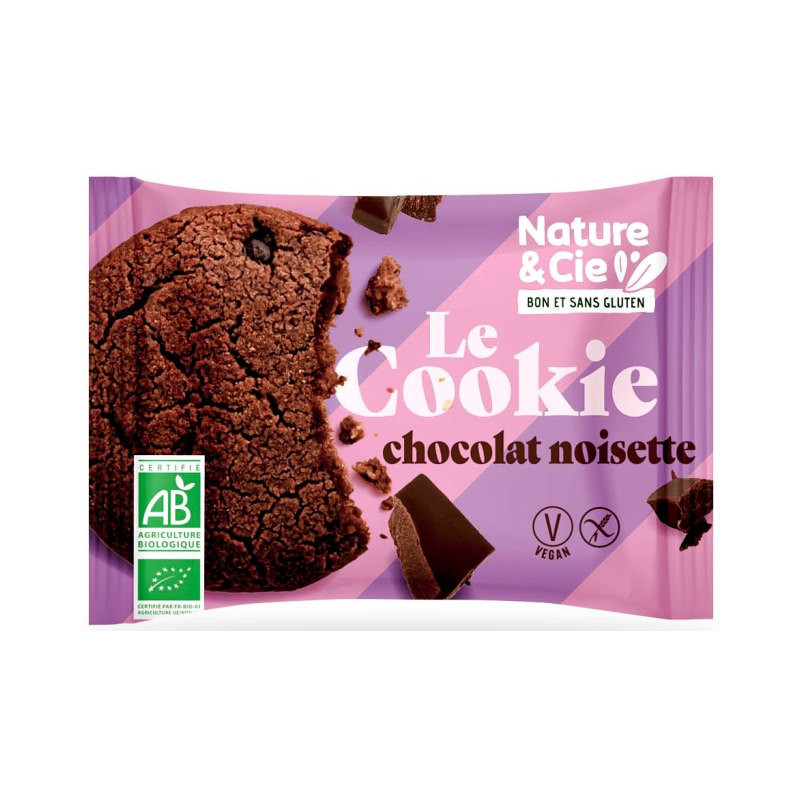 Cookie fourré chocolat noisette 45g