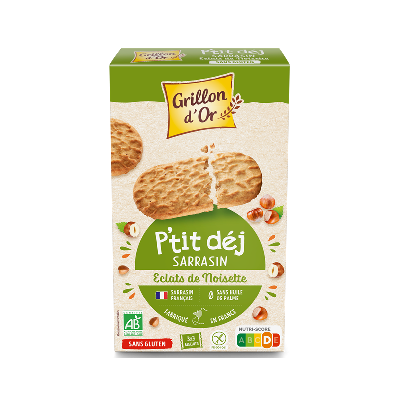 P'tit déj sarrasin aux éclats de noisette 150g