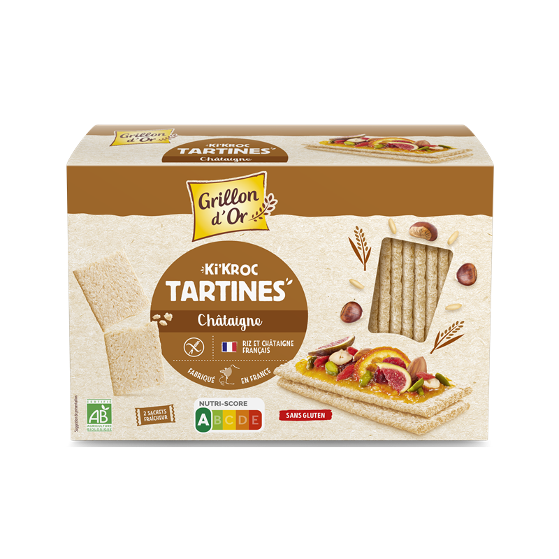 Tartines Ki'kroc châtaigne 150g