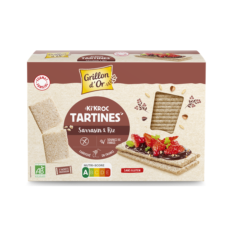 Tartines Ki'Kroc au sarrasin 270g