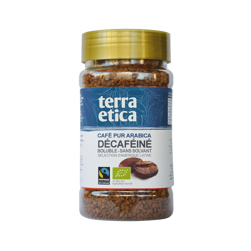 Café soluble pur arabica décaféiné 100g