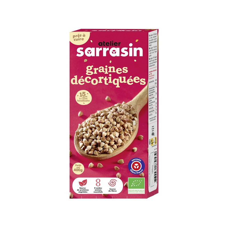 Graines de sarrasin décortiquées 400g