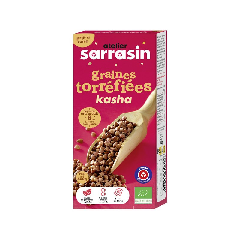 Kasha, graines de sarrasin torréfiées 400g