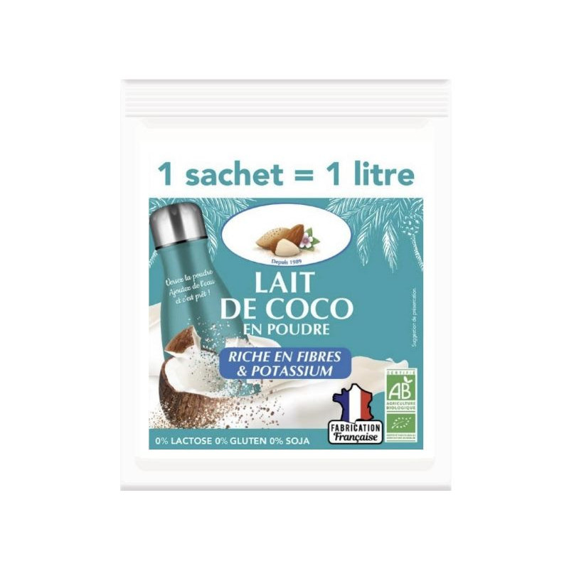 Lait de coco, boisson instantanée 1l, 80g