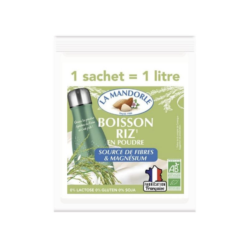 Poudre de riz, boisson instantanée 1l, 80g