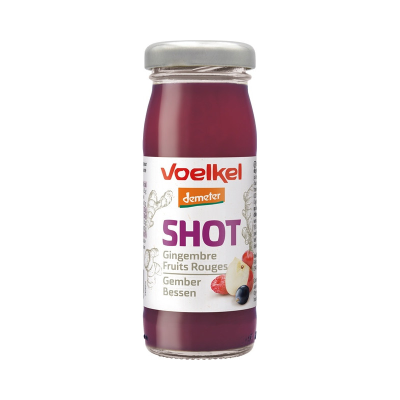 Shot gingembre fruits rouges 95ml