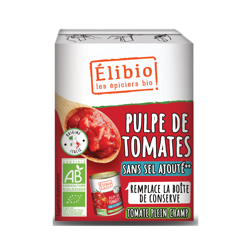 Pulpe de tomates 390g