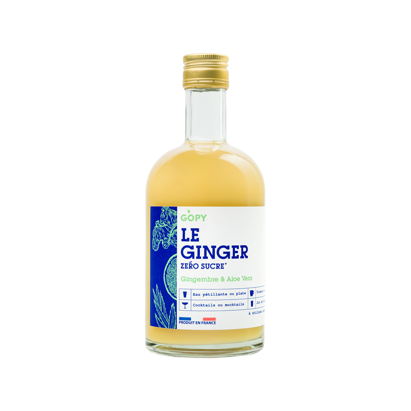 Gingembre, Ginger zéro sucre aloe 50cl