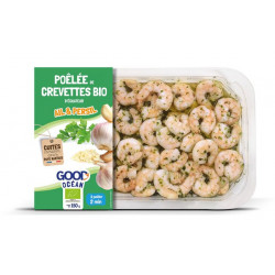 Poêlée de crevettes ail et...